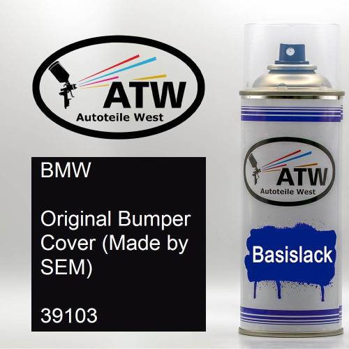 BMW, Original Bumper Cover (Made by SEM), 39103: 400ml Sprühdose, von ATW Autoteile West.